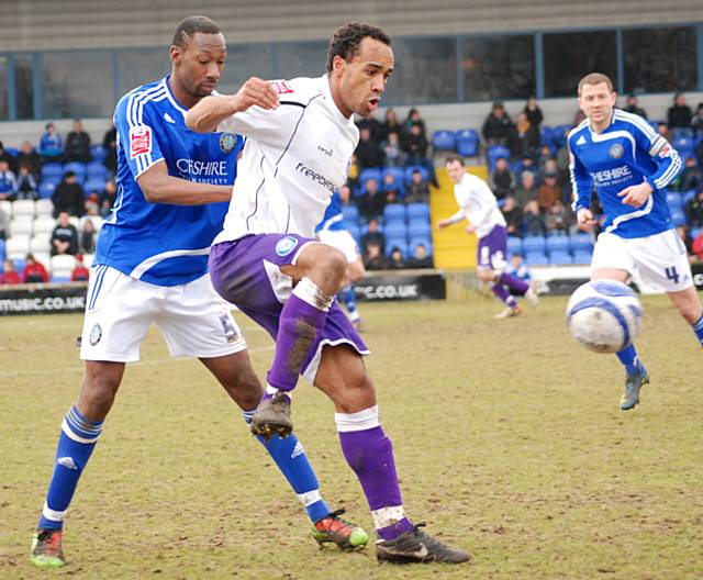 O'Grady maintains possession.