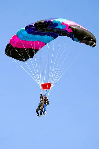 Laura Wild Parachute Jump