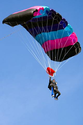 Laura Wild Parachute Jump