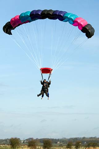 Laura Wild Parachute Jump