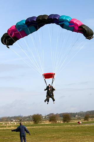 Laura getting ready to land 