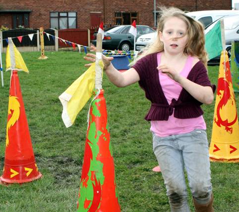 Assault course on Lytham Drive, Heywood