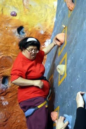 The first national disability climbing competition was held today (Sunday 25 April 2010) at Climb UK Rochdale 