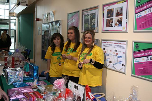 Hopwood Hall College students raise money for the Springhill Hospice in Rochdale

