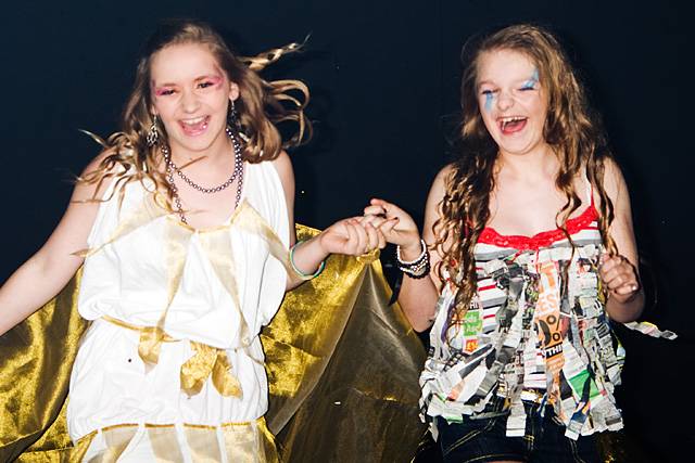 Back Door Music Project Showcase - Recycled Fashion Show - Kirkholt Girls Group