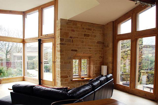 Interior of the winning extension at 2 Whitfield Farm, Littleborough 