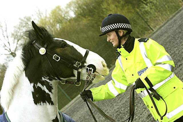 Warwick and PC Cheryl Williams 