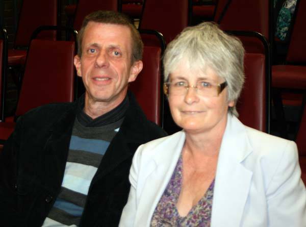 Audience members before the concert