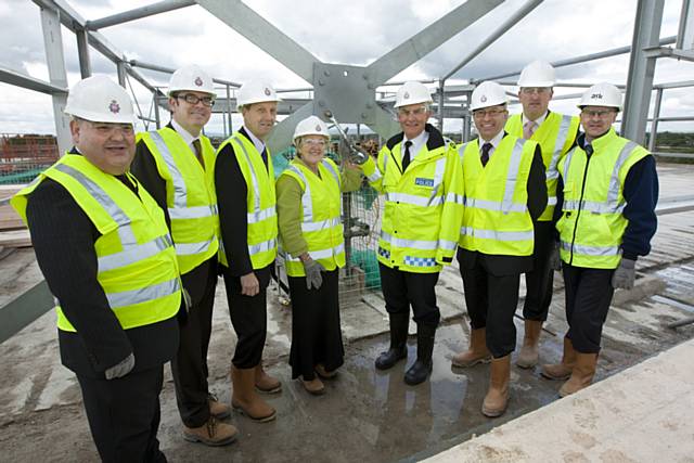 Russell Bernstein, GMPA, David Chilton (HCA) Homes & Communities Agency, Mike Hollows, (NWDA) North West Development Agency, Gloria Oates, Vice Chair GMPA, Peter Fahy, Chief Constable GMP, Eddie Smith, (NEM) New East Manchester, Nigel Allsop and David Burkinshaw of Ask: Goodman Developments 