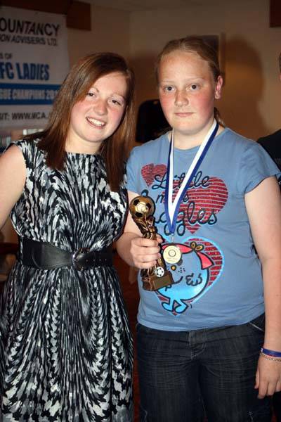 Under 14s Managers Player of the year - Becky Dinsdale