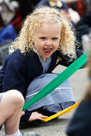 May Day celebration in Middleton - Maypole Dancing