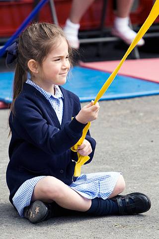 May Day celebration in Middleton - Maypole Dancing