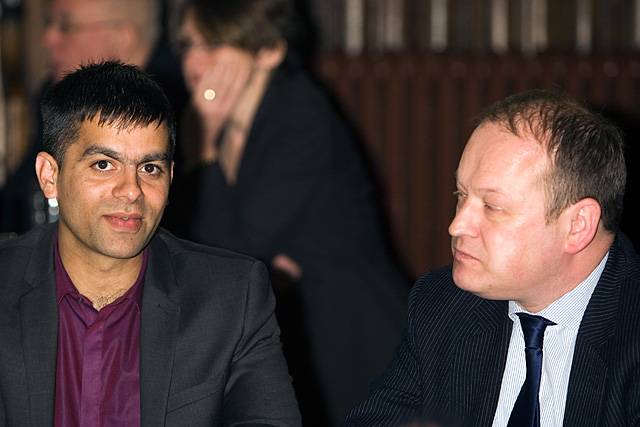 Ibrar Khan and Rochdale MP Simon Danczuk at the Civic Reception