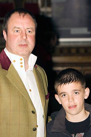 Rochdale Manager Keith Hill with Daniel Heyworth at the Civic Reception