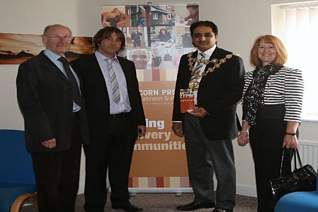 Left to Right: Councillor James Gartside, Director Ed Smith, Mayor Ali and Director Wendy Kay