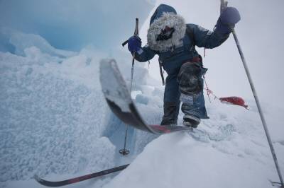 Martin Hartley on his expedition to the North Pole