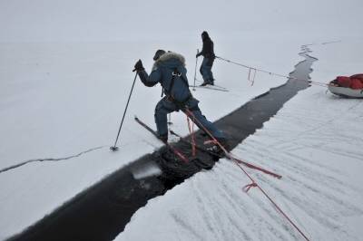 Martin Hartley on his expedition to the North Pole