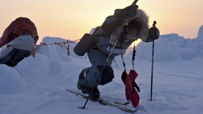 Martin Hartley on his expedition to the North Pole