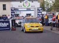 Joe Cruttended took part in the rally through the Scottish borders