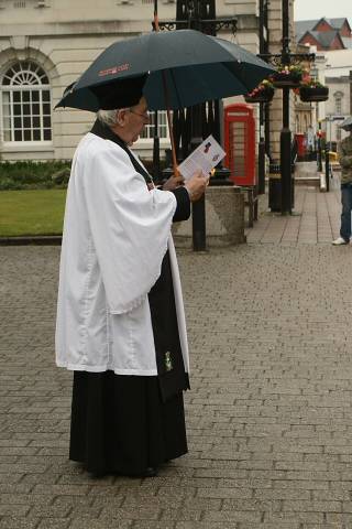 The service was led by Canon Alan Shackleton 