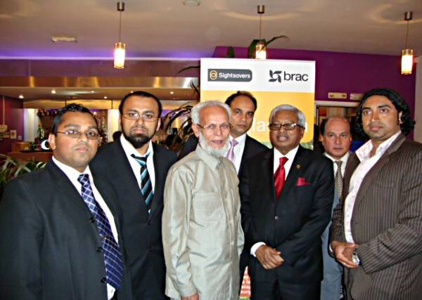 Mohammed Dobir Miah, Sajjad Miah, KMA Mussabir, Monchab Ali, Sir Fazke Hasan Abed, Dr Musharraf Hussain and Cllr Farooq Ahmed