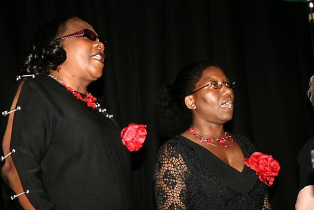 Ladies from the Hebron Church Choir