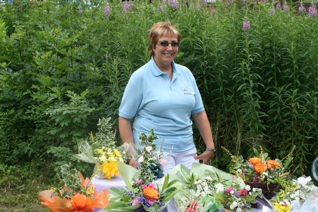 A flowery stall