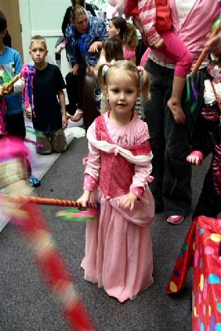 A child enjoying the centre's celebrations