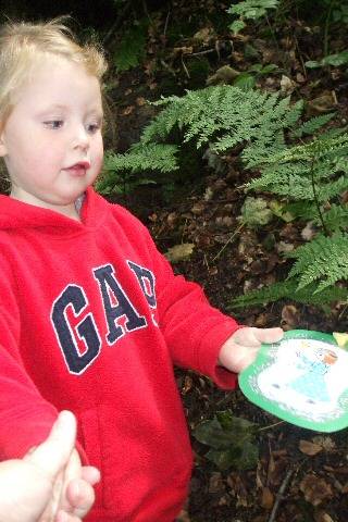 Maisie Holt finding a fairy in the Dell