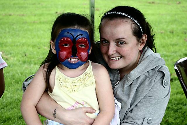 Face painting fun