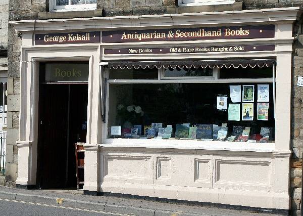 George Kelsall’s secondhand bookshop on Littleborough Square