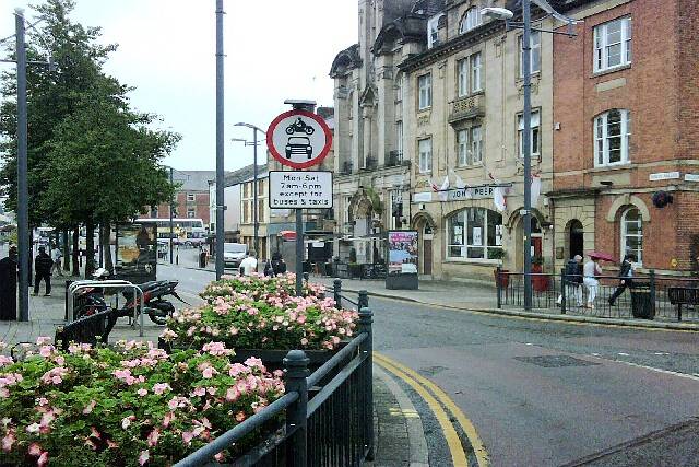 Prohibition sign on South Parade