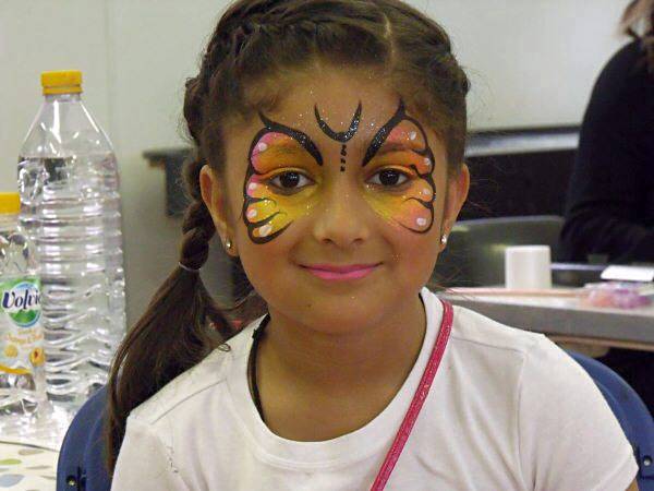 Face painting was one of the attractions at the Wardleworth fun day