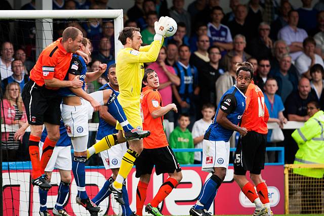 Rochdale 0 - 0 Hartlepool<br />
Josh Lillis collects from a corner