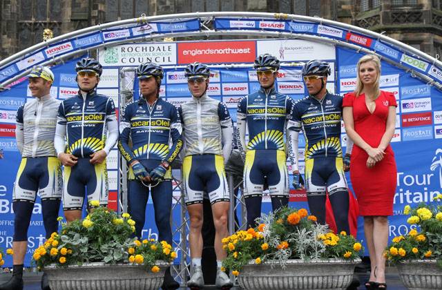 The Vacansoleil Pro Cycling team