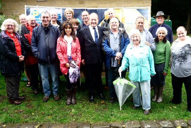 These fundraisers completed a sponsored walk around Hollingworth Lake