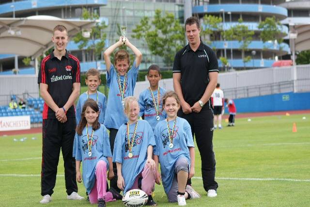 The tag rugby team came second at Manchester's Street Games