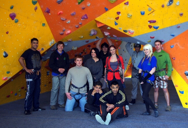 The team at Climb Rochdale