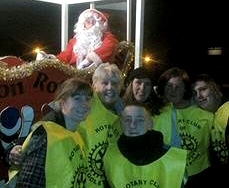 Father Christmas and his helpers from 2010