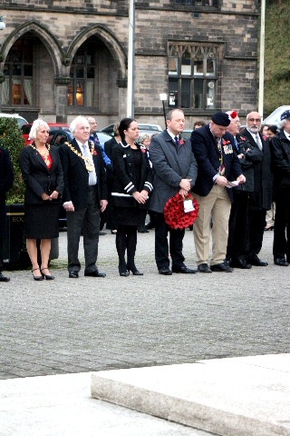 Dignitaries at the service