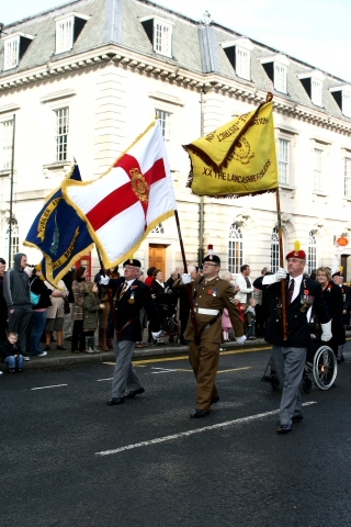 Remembrance Sunday at Rochdale cenotaph