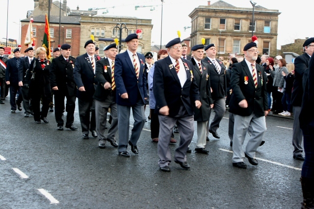 Remembrance Sunday at Rochdale cenotaph