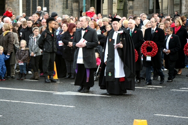 Remembrance Sunday at Rochdale cenotaph