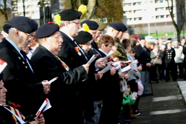 Remembrance Sunday at Rochdale cenotaph