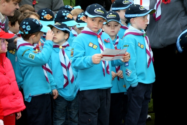 Remembrance Sunday at Wardle Cenotaph
