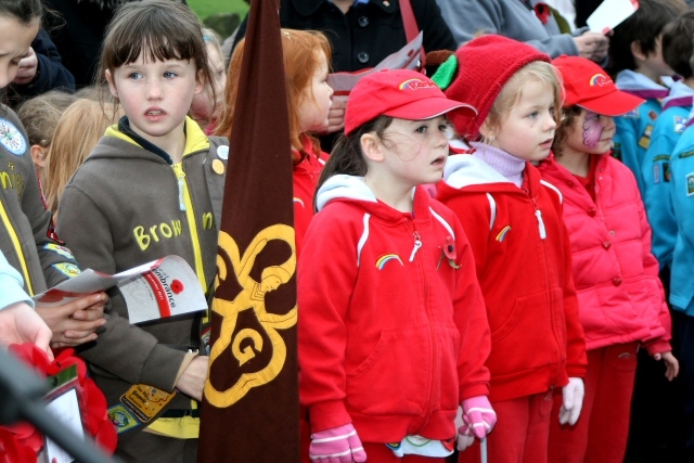 Remembrance Sunday at Wardle Cenotaph
