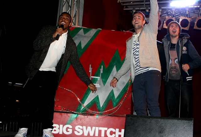 The Risk at the Christmas lights switch on