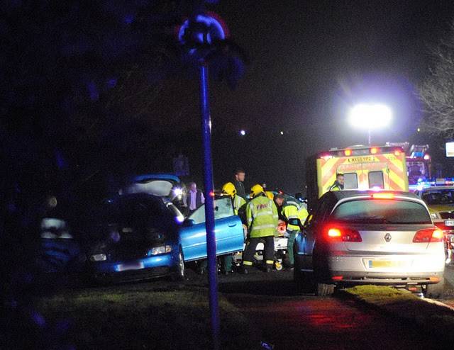 Emergency services at the scene on Wildhouse Lane