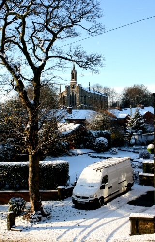 Snow in Rochdale 