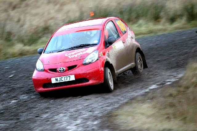 Joe and Chris competed in a Super1000 Toyota Aygo